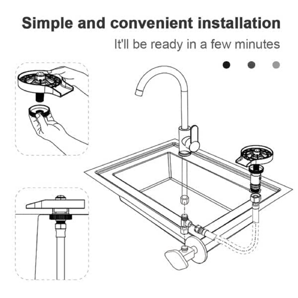 Lavador Automático De Vasos Tazas Copas