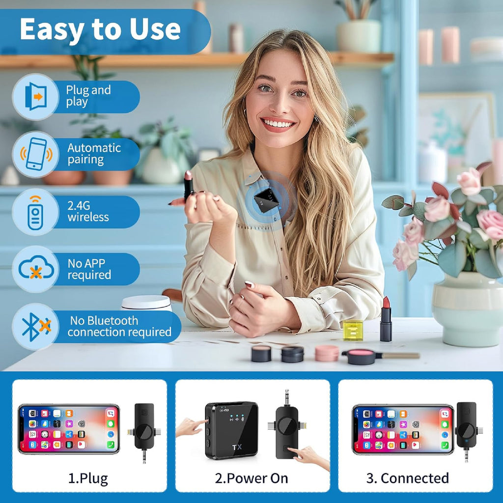 Microfonos Solapa SF11-2 Inalambricos X2