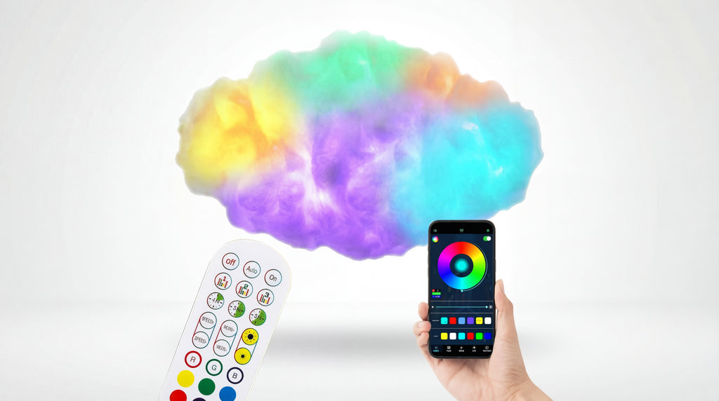Lampara Decorativa De Nube RGB